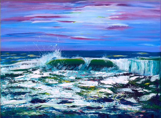 Turbulent Seas Art Print